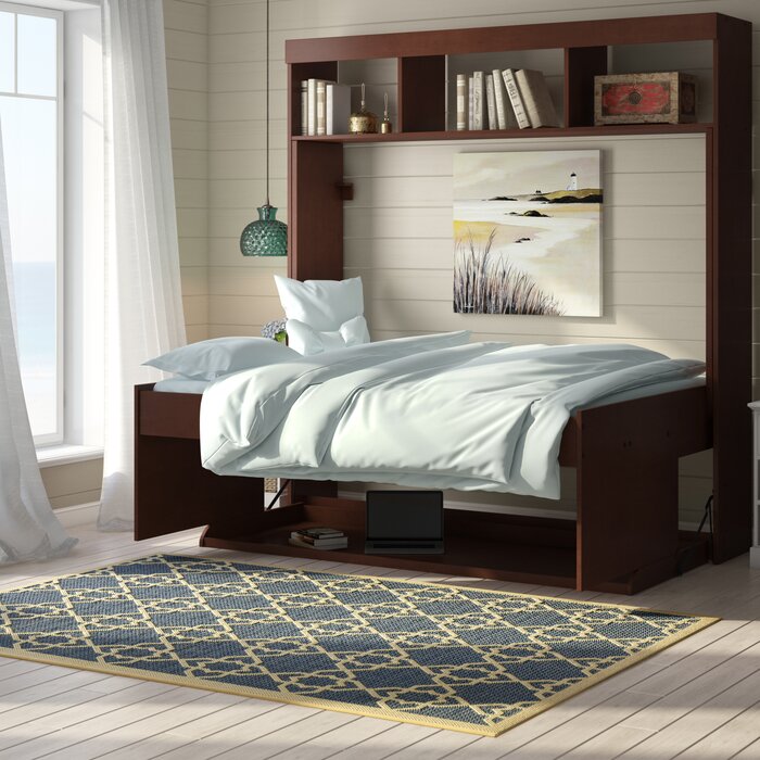 Wallbeds Modern Birch Full/Double Murphy Bed & Reviews | Wayfair